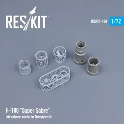 F-100 late exhaust nozzle for Trumpeter 1:72
