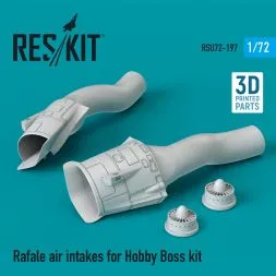 Rafale air intakes for Hobby Boss 1:72