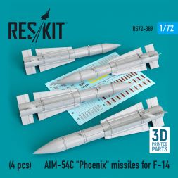 AIM-54C Phoenix missiles for F-14 1:72