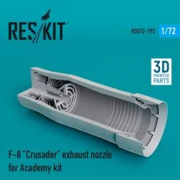 F-8 Crusader exhaust nozzle for Academy 1:72