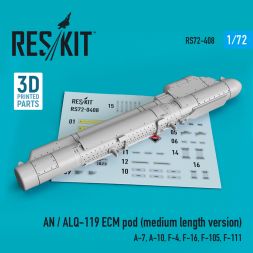 AN / ALQ-119 ECM pod (medium length version) 1:72
