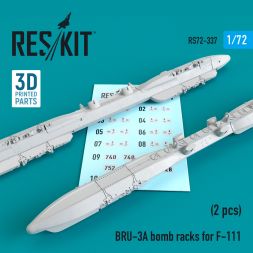 BRU-3A bomb racks for F-111 1:72