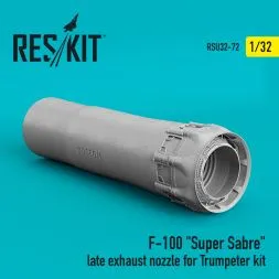 F-100 late exhaust nozzle for Trumpeter 1:32