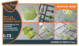 UH-2 A/B SEASPRITE mask for Clear Prop 1:72