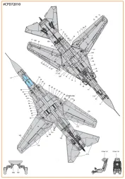 MiG-23ML, MLA standard stencils for grey paint 1:72