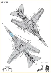 MiG-23ML, MLA, MLD, P, MLAE standard stencils 1:72