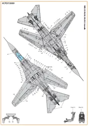 MiG-23ML, MLA, MLD, P, MLAE standard english stencils 1:72