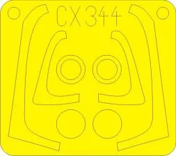 EF-2000 single seater mask for Hasegawa 1:72