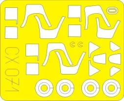 Spitfire Mk. I mask for Tamiya 1:72