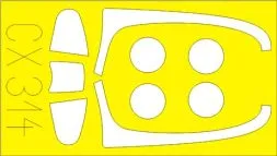 F-51D mask for Italeri 1:72