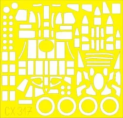 Halifax B Mk. II mask for Revell 1:72