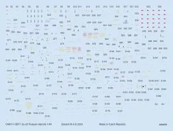 Su-25 Russian stencils 1:48