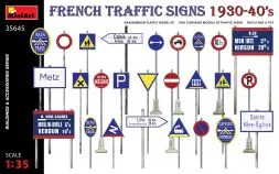French Traffic Signs 1930-40's 1:35