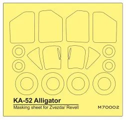 Ka-52 mask for Zvezda/ Revell kit 1:72
