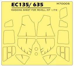 Eurocopter EC-135 mask for Revell 1:72