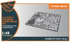 I-16 type 5 INTERIOR PE parts for CP 1:48