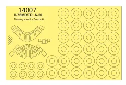 Il-76/ A-50 mask for Zvezda 1:144