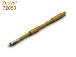 2S35 Koalitsiya-SV 152mm gun barrel w/ muzzle brake 1:72