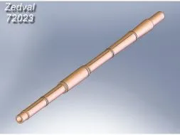 2A46M 125mm gun barrel 1:72