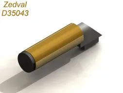 Grenade launchers "KAZ" w/ brackets and caps 1:35