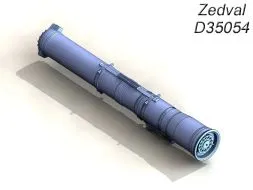 9M113 "Konkurs" ATGM container used 1:35