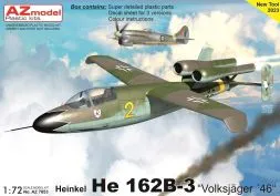 Heinkel He 162B-3 Volkjäger 46 1:72