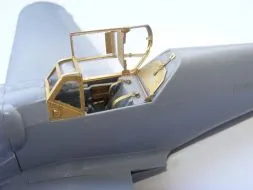 Bf 109G Cockpit canopy (Erla) for Zvezda 1:48
