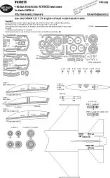 F-16D Block 30/40/50 ADVANCED mask for Kinetic 1:48