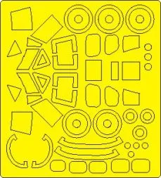 PV-1 Ventura mask for Academy 1:48