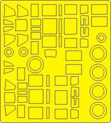 Il-2 mod. 1943 EXPERT mask for Zvezda 1:48