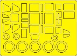 IL-2 mod. 1943 mask for Zvezda 1:48