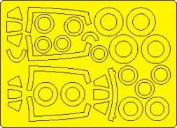 F-86F Sabre ADVANCED mask for Fujimi 1:72