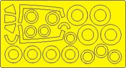 F-86F Sabre mask for Fujimi 1:72