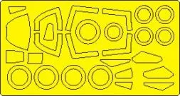 MiG-29 Fulcrum A Late mask for G.W.H 1:72