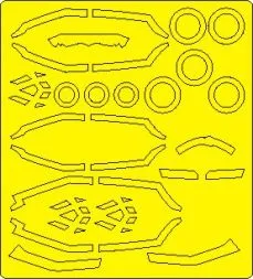 F-35A Lightning II EXPERT mask for Tamiya 1:72