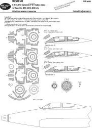 F-89 (C, D/J) Scorpion EXPERT mask for Revell 1:48