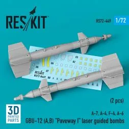 GBU-12 (A,B) Paveway I laser guided bombs 1:72