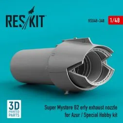Super Mystere B2 early exhaust nozzle 1:48