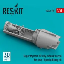 Super Mystere B2 early exhaust nozzle 1:48