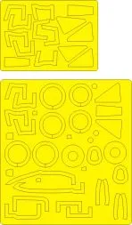 Su-25K ADVANCED mask for KP/SMER 1:48