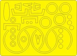 MiG-25 RBT mask for ICM 1:48