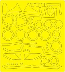 Mig-23M Flogger-B mask for Trumpeter 1:48