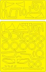 MiG-23M Flogger-B EXPERT mask for Trumpeter 1:48