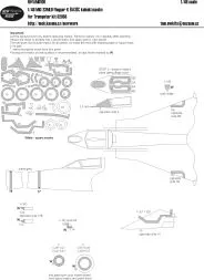 MiG-23MLD Flogger mask for Trumpeter 1:48