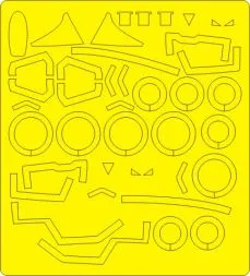 MiG-23MLD Flogger mask for Trumpeter 1:48