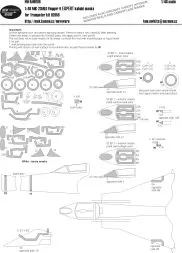 MiG-23MLD Flogger K EXPERT mask for Trumpter 1:48
