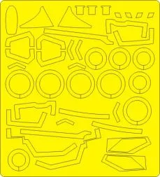 MiG-23MF Flogger B mask for Trumpeter 1:48