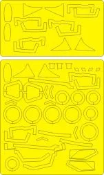 MiG-23MF Flogger B EXPERT mask for Trumpeter 1:48