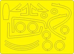 F9F-2/3 Panther mask for Trumpeter 1:48