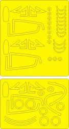 F9F-2/3 Panther EXPERT mask for Trumpeter 1:48